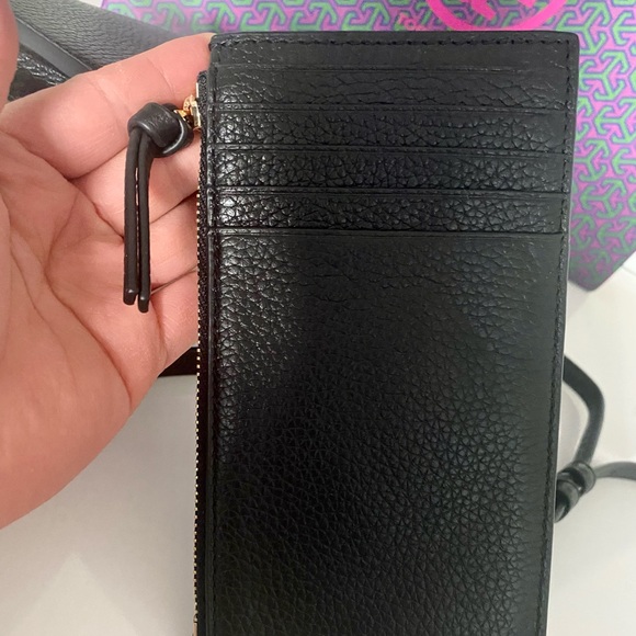 🚫SOLD🚫🛍NEW🛍Tory Burch Thea Flat Wallet Crossbody Bag/shoulder bag/leather - Picture 6 of 15